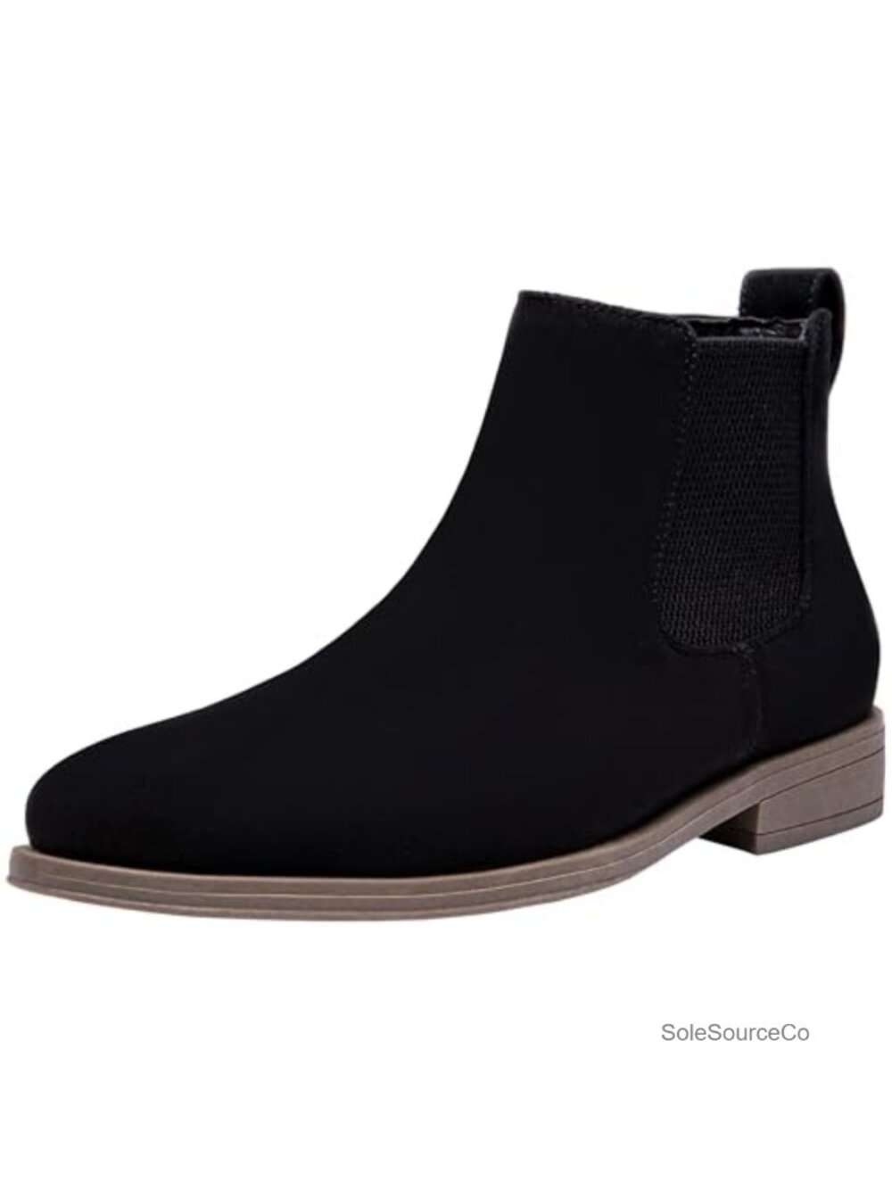 Men's Suede Chelsea Boots Slip On Ankle Boots Dress Boots